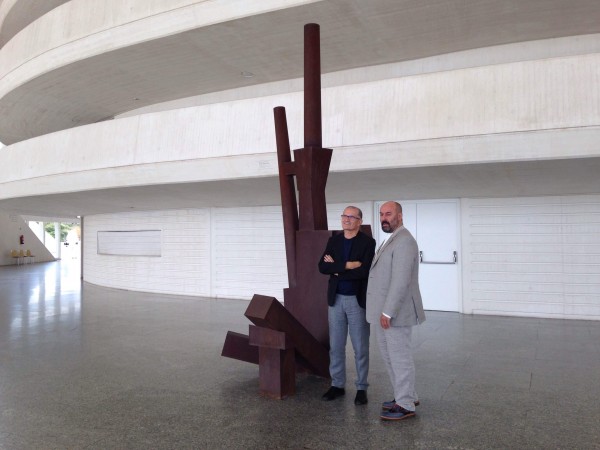José Miguel G. Cortés y Davide Livermore en la presentación