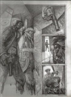 Hijo de ladrón: dibujos originales para la novela gráfica