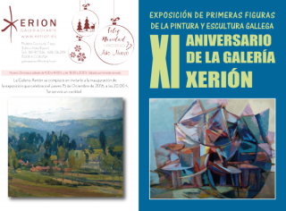 XI Aniversario - Exposición de primeras figuras de pintores y escultores Gallegos