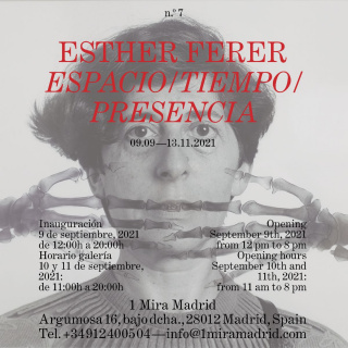 Esther Ferrer. Espacio/Tiempo/Presencia