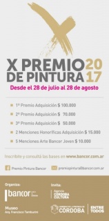 X Premio de Pintura Banco de Córdoba 2017