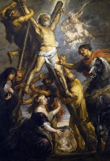 Peter Paul Rubens, El martirio de san Andrés. Fundación Carlos de Amberes, Madrid — Cortesía del Museo Nacional Thyssen-Bornemisza