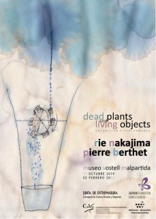Rie Nakajima y Pierre Berthet. dead plants and living objects