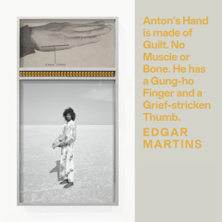 Anton's Hand is made of Guilt. No Muscle or Bone. He has a Gung-ho Finger and a Grief-stricken Thumb