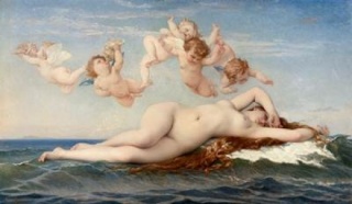 Alexandre Cabanel, Nacimiento de Venus, 1863. Óleo sobre lienzo. Musée d\'Orsay, París © RMN-Grand Palais (musée d\'Orsay) / Hervé Lewandowski