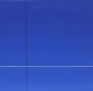 Cáceres Sobrea, Bleu - E-23 - acrílico sobre tela - 50 x 50 cm - 2005