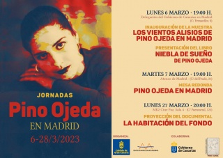 Cartel de las Jornadas 'Pino Ojeda en Madrid'