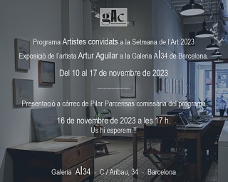 Programa "Artistes convidats" a la Setmana d'Art de Catalunya 2023