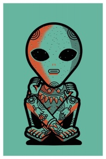 Alderete, Alien — Cortesía de La Fiambrera Art Gallery