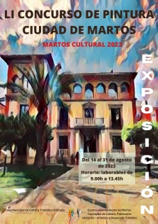 Cartel Exposición LI Concurso de Pintura Ciudad de Martos