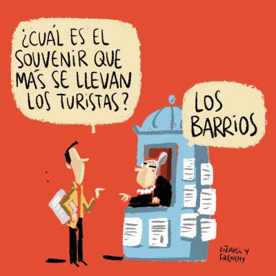 Todos somos turistas. 13º concurso de humor gráfico GIN-UAH