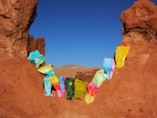 \"Colorearte\", en el desierto.