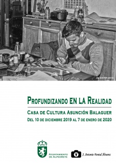 Cartel exposición de fotografía artística J. Antonio Fontal Álvarez Profundizando en la realidad