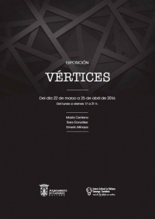 Cartel Exposición Vértices