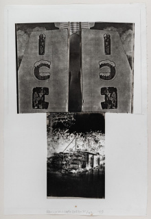Robert Rauschenberg / Glacial Decoy Series: Etching, III, 1979. IVAM. Institut Valencià d'Art Modern. Generalitat Valenciana