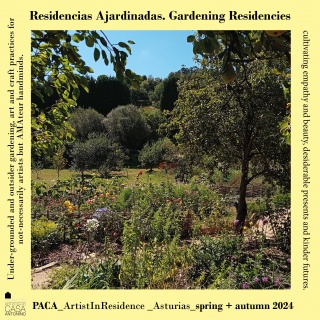 cartel gardenartresidencies-asturias-paca