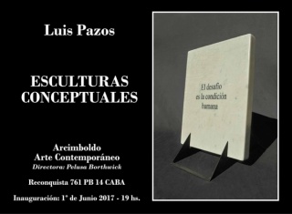 Luis Pazos. Esculturas conceptuales