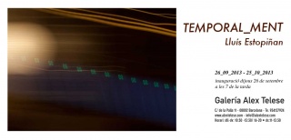 Invitación "Temporal Ment" Galeria Alex Telese
