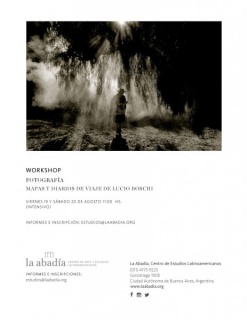 Workshop de fotografía - Mapas y diarios de viaje de Lucio Boschi