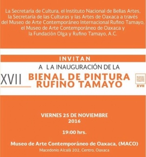 XVIl edición de la Bienal de Pintura Rufino Tamayo