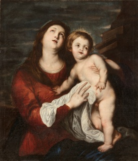 Antón Van Dyck, La Virgen con el Niño, 1621-22. Óleo sobre lienzo, 98x84 cm. Museo Cerralbo, inv. nº VH 0436 – Cortesía del Museo Cerralbo