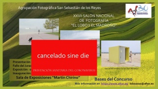 Salón Nacional de Fotografía "El Lobo y el Madroño" ***CANCELADO***