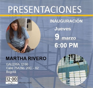 Martha Rivero. Presentaciones