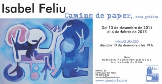 Isabel Feliu, Camins de paper, obra gràfica