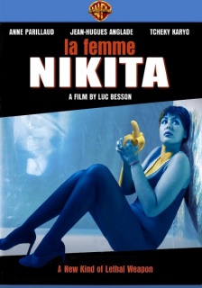 \"La femme Nikita\" de la série \"Claqueta...  ¡acción!\". re-interpretación de carátulas del cine