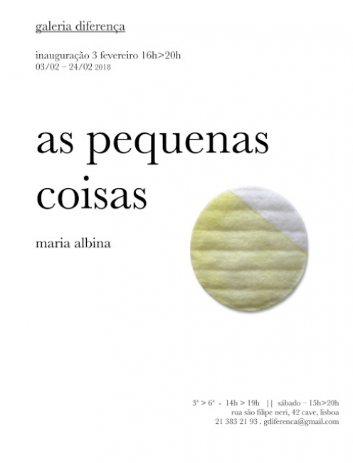 Maria Albina. As pequenas coisas