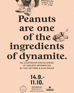 Peanuts are one of the ingredients of dynamite. An illustrated encyclopedia of useless information — Cortesía de Estudio 64
