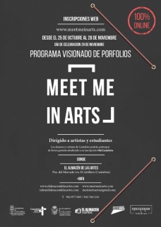 Cartel de "Meet Me in Arts_Visionado de Portfolios 2021"