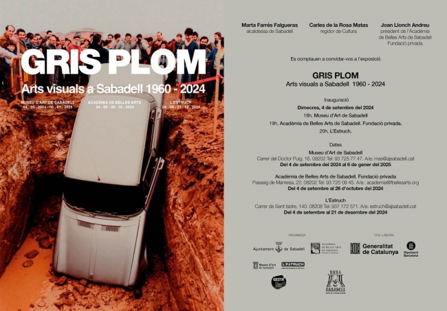 Gris plom. Arts visuals a Sabadell 1960-2024