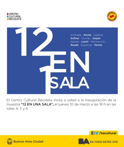 12 en una sala