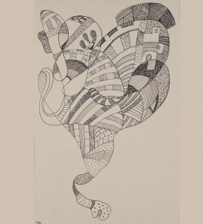 Vasily Kandinsky, Sin título, 1941 — Cortesía del Museo Universidad de Navarra