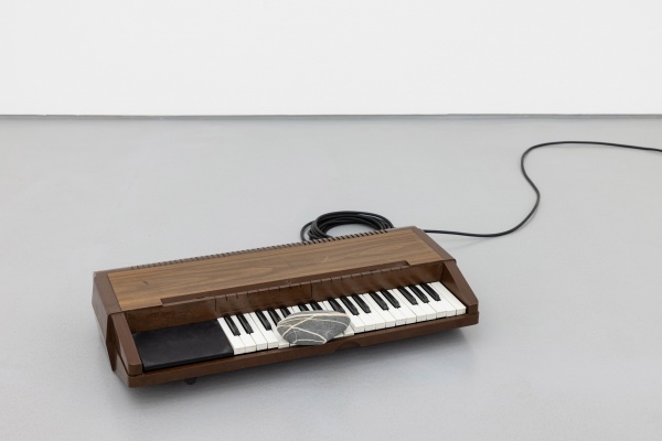 Nuno da Luz, Meditation on Energy Expenditure and the Life of the Lyre (for Terre Thaemlitz), 2024. Photo: Bruno Lopes. Courtesy the artist and Galeria Vera Cortês