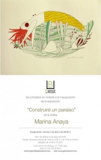 Marina Anaya, Construiré un Paraíso