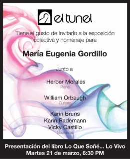 Colectiva homenaje a María Eugenia Gordillo