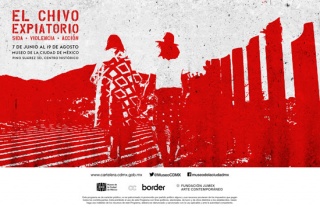 El chivo expiatorio SIDA + VIOLENCIA + ACCIÓN. Imagen cortesía Centro Cultural Border