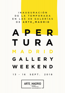 Apertura Madrid Gallery Weekend 2018