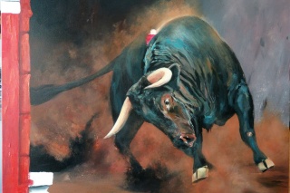 La belleza del toro en pintura — Cortesía de la Galería Michel Menendez