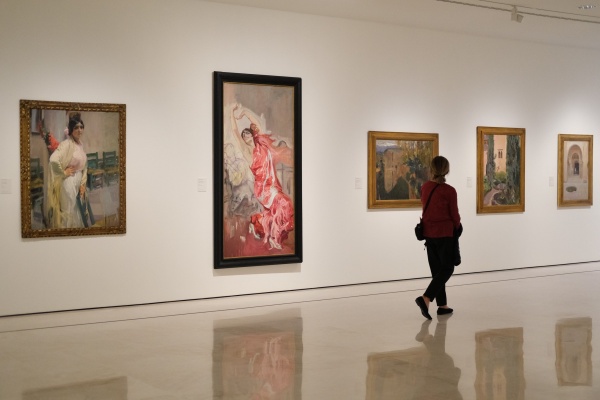 Vista de la exposición "Sorolla en Andalucía" — Imagen cortesía del Museo Carmen Thyssen Málaga