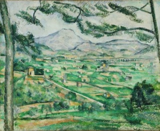 Paul Cézanne, Montaña Sainte-Victoire, 1886-1887. Adquirido en 1925. The Phillips Collection, Washington D.C.