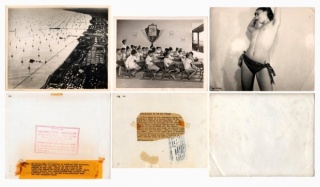Standard Creole with Bikini, 1940s. From the series Modern Entanglements, U.S. Interventions, 2006-2009. In collaboration with Media Farzin. C-print and wall label with narrative text. 36 1?2 x 77 in. (92,7 x 195 cm). Edition of 5 + AP