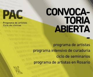 PAC - Programas de artistas y curadores