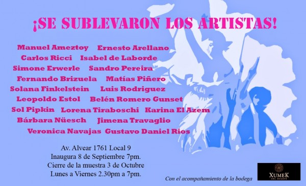 ¡Se sublevaron los artistas!