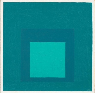 ©2016 Josef and Anni Albers Foundation / VG Bild?Kunst Josef Albers, Study for Homage to the Square, 1963. Óleo sobre masonita. 40,6 x 40,6 cm.