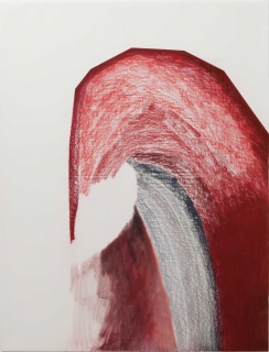 Vicky Uslé A.B.1 2018 Pastel on Arches paper 201 x 153 cm. Cortesía de Travesía Cuatro