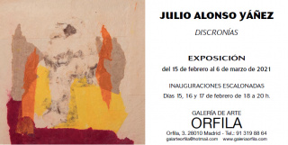Flyer Julio Alonso Yáñez "Discronías"