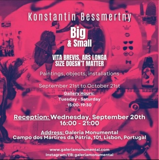 Konstantin Bessmertny. Big & small. Vita brevis, ars longa. Size doesn't matter